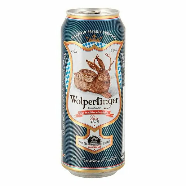 Пиво светлое Wolpertinger Das Traditionelle Helle 0,5л