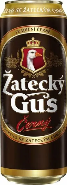 Изображение товара Напиток пивной Zatecky Gus темный 3,5% 0,45л