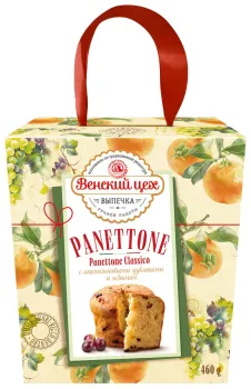 Изделие хлебобулочное сдобное Кулич Panettone 460г