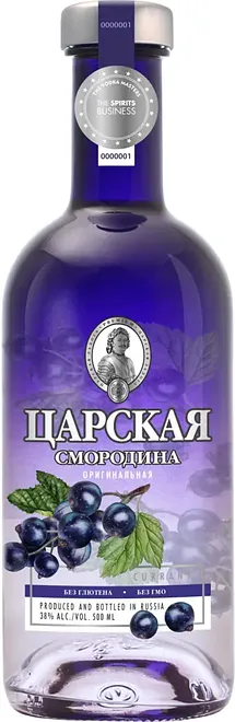 Настойка горькая Царская Смородина 38% 0,5л