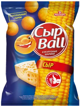 Шарики кукурузные СырBall со вкусом сыра 140г