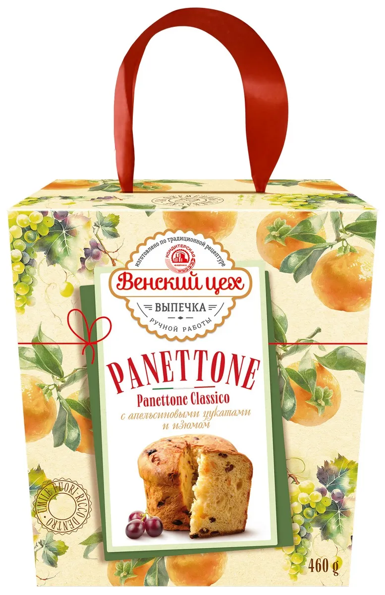 Изделие хлебобулочное сдобное Кулич Panettone 460г - фото №1