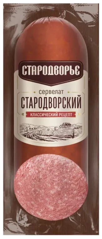 Изображение товара Варено-копченый Сервелат Стародворье Стародворский 280г