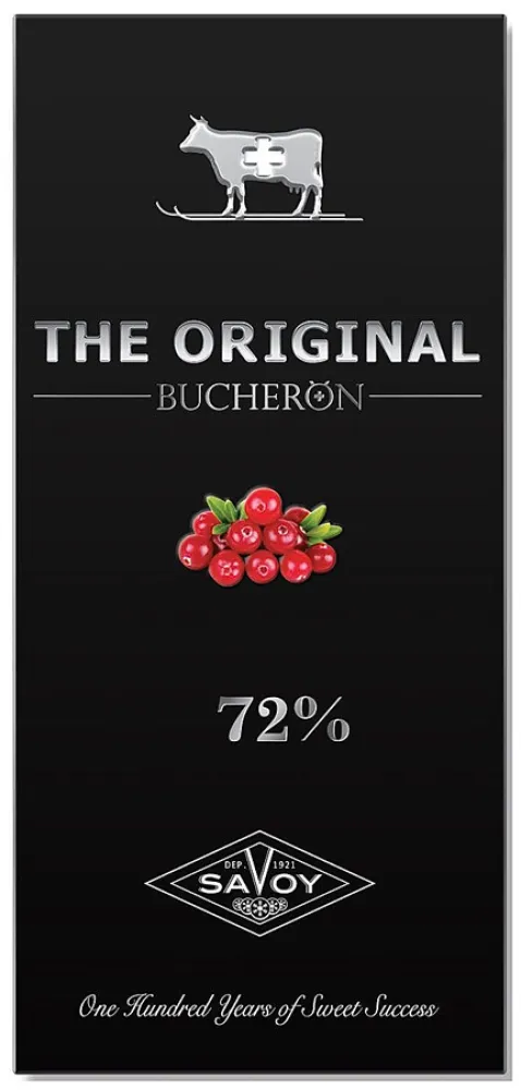Шоколад горький Bucheron с кусочками клюквы 90г