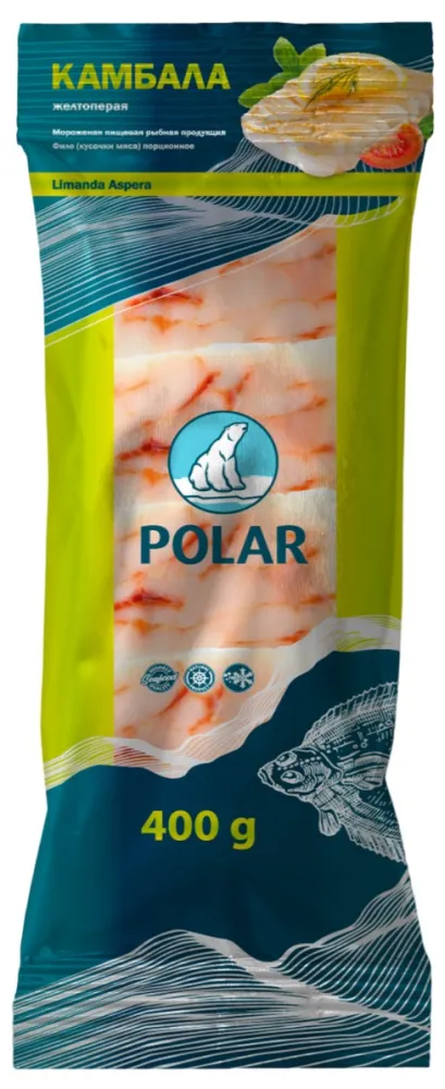 Камбала Polar филе свежемороженое 400г