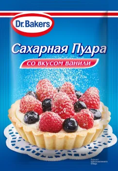 Сахарная пудра "Dr.Bakers" со вкусом ванили, 80 г