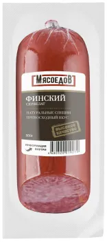 Изображение товара Колбаса Мясоедов Сервелат Финский варено-копченая 350г