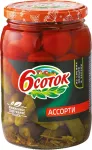 Ассорти 6 соток Томаты черри и огурцы 720мл
