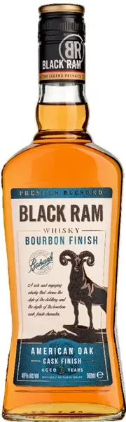 Изображение товара Виски купажированный Black Ram Bourbon Finish 3 года 40% 0,5л