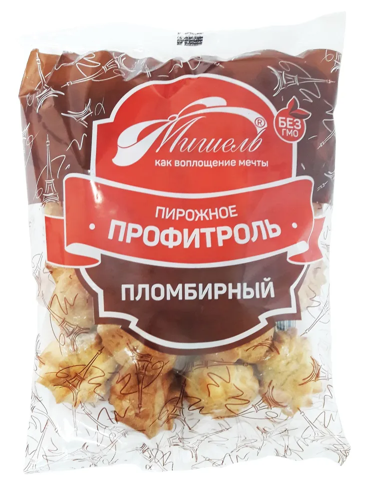 Пирожное Мишель Профитроль пломбирный 350г - фото №3