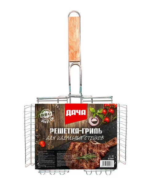 Решетка-гриль универсальная глубокая 58х31см - фото №1