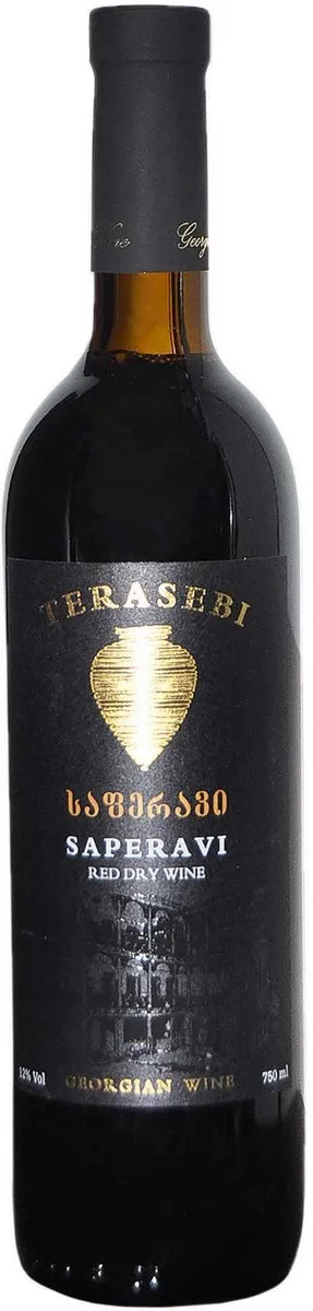 Изображение товара Вино выдержанное Terasebi Saperavi красное сухое 0,75л Грузия
