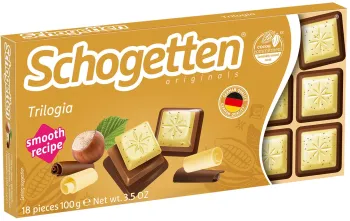 Шоколад "Schogetten" Трилогия, 100 г