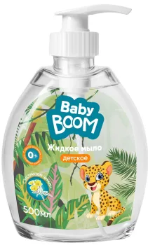 Изображение товара Мыло жидкое детское Baby Boom с экстрактом череды 0+ 500мл