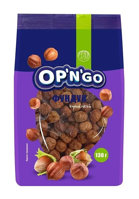 Фундук OP'N'GO сушеный 130г - фото №1