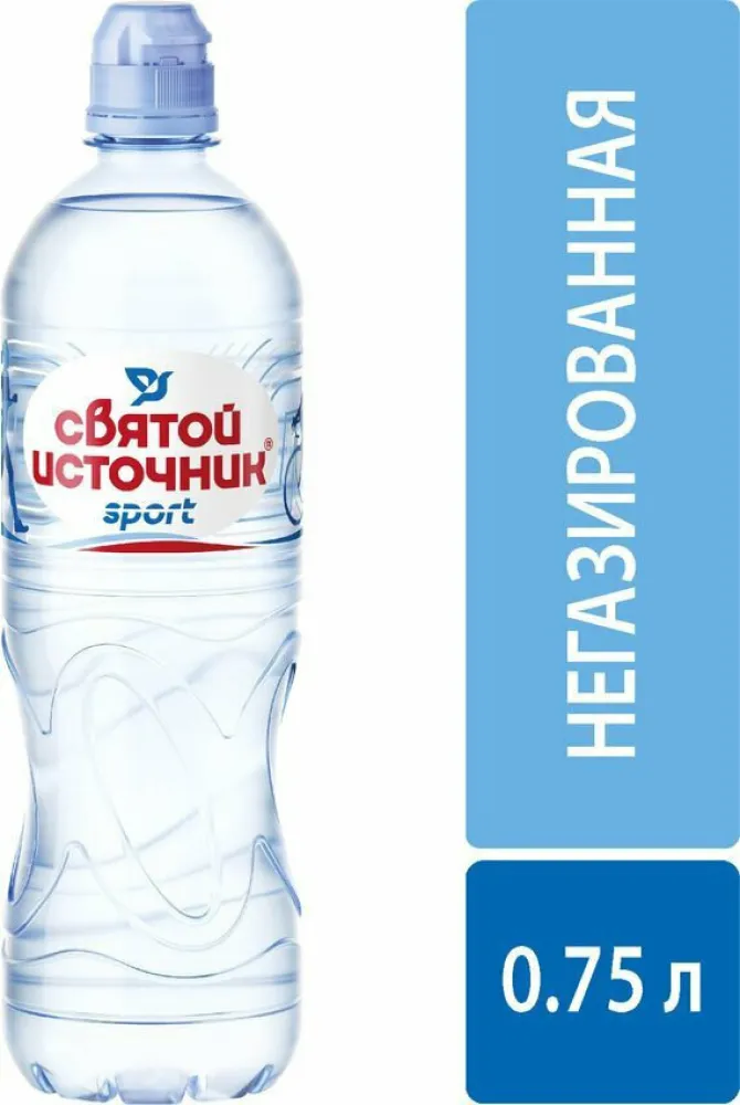 Вода Святой Источник Sport питьевая негазированная 0,75л - фото №2