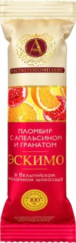 Мороженое Ростагрокомплекс Апельсин-гранат в шоколаде 65г