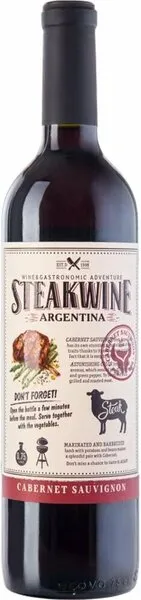 Вино Steakwine Cabernet Sauvignon красное полусладкое 0,75 л