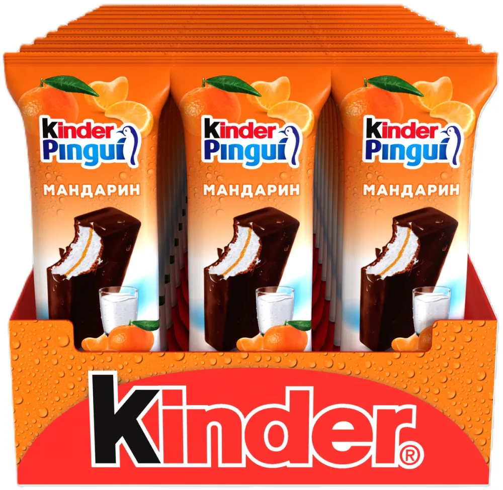 Пирожное Kinder Pingui Мандарин 30г - фото №4