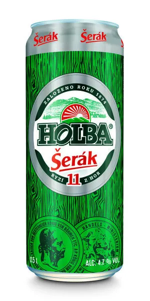 Пиво светлое Holba Serak 4,7% 0,5л