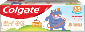 Зубная паста "Colgate" Апельсин 3-5 лет, 60 мл
