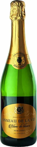 Изображение товара Игристое белое полусладкое вино Anneau De La Vie 0,75 Л Франция