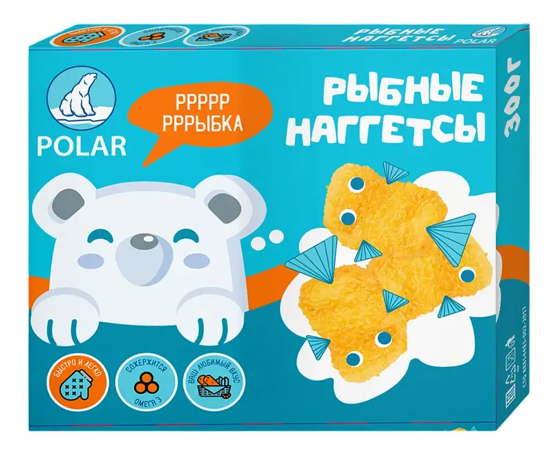 Наггетсы "Polar" Тресковые Домашние, 300 г - фото №1