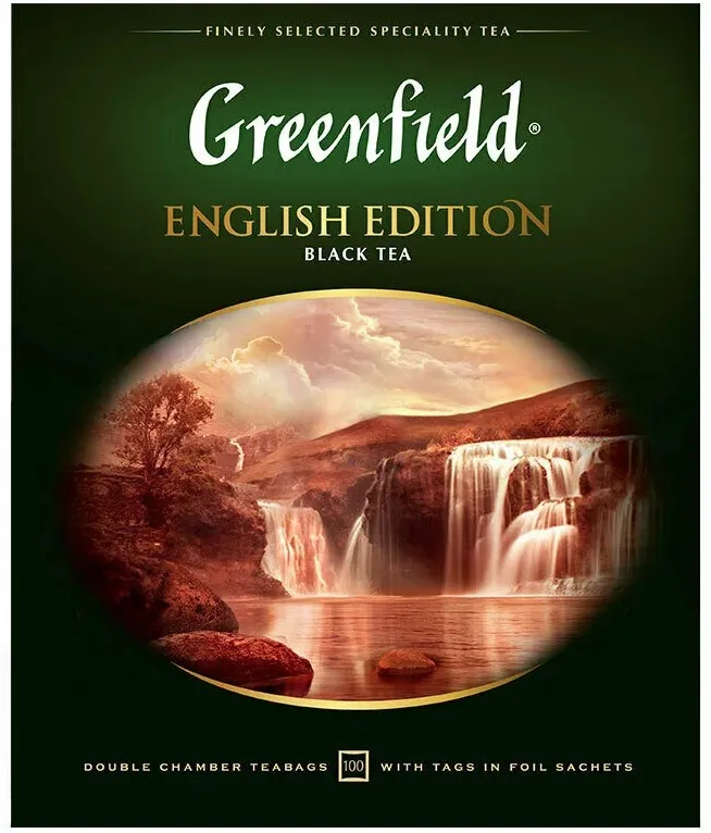 Изображение товара Чай черный Greenfield English Edition байховый 100х2г